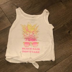Cute toddler summer tie tank!